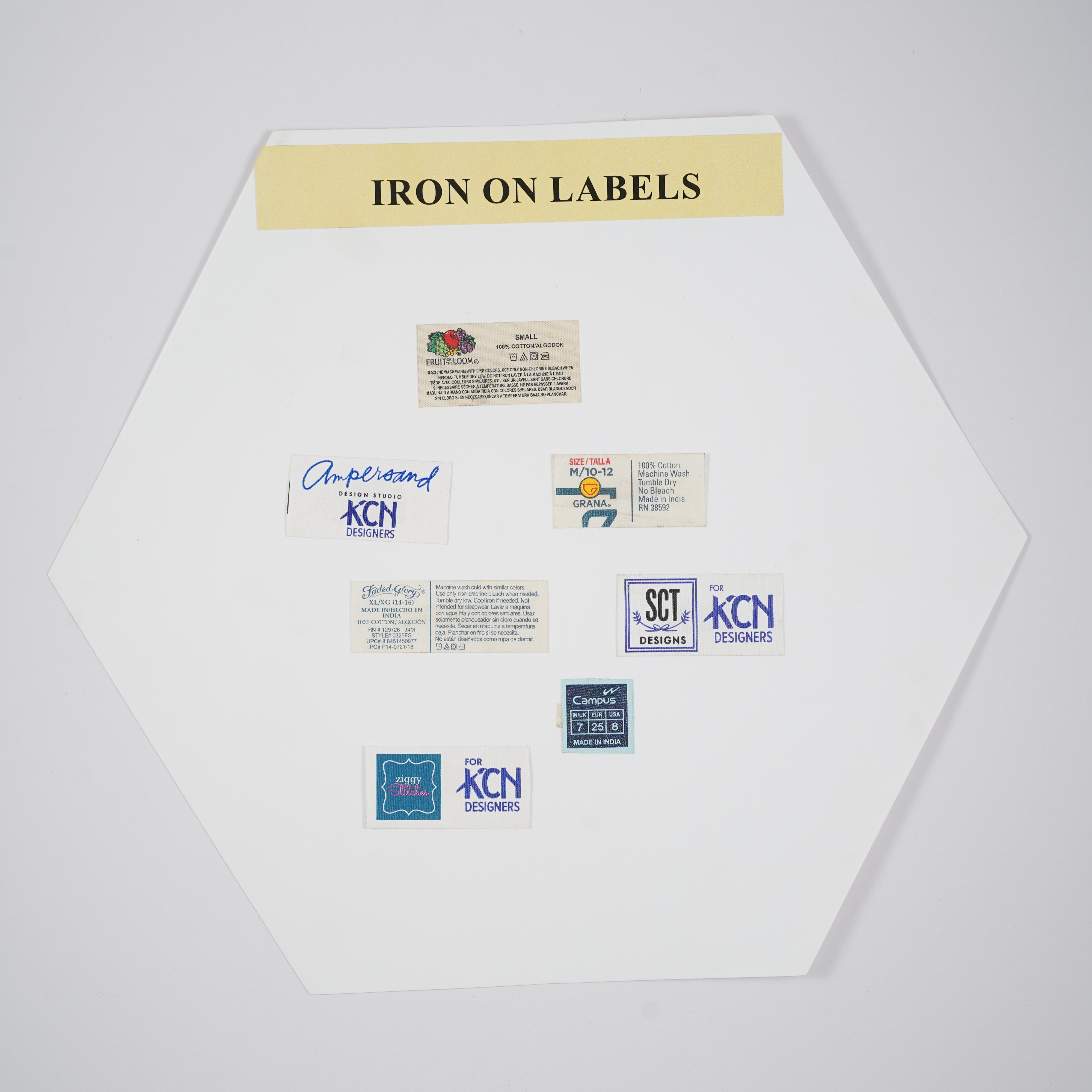 Iron On Label